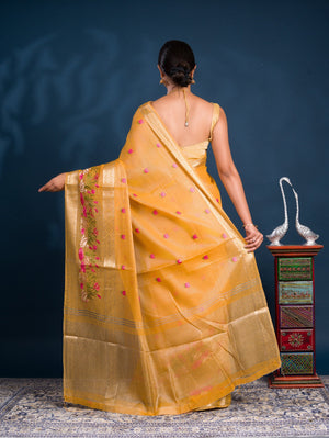 By Mahajani Saree With  Festive Wear