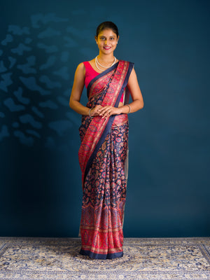  By Pashmina  Saree with Digital Print Work