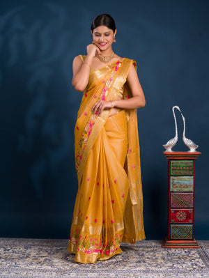 By Mahajani Saree With  Festive Wear