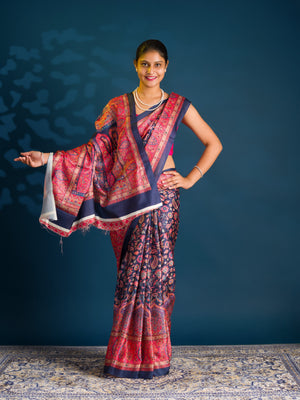  By Pashmina  Saree with Digital Print Work