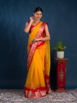 Buy Banarasi Saree With Festive Wear Tanmira 