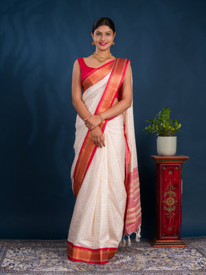 By Traditional Banarsi Saree With  Casual Wear
