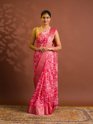 By Printed Style With Zari border
