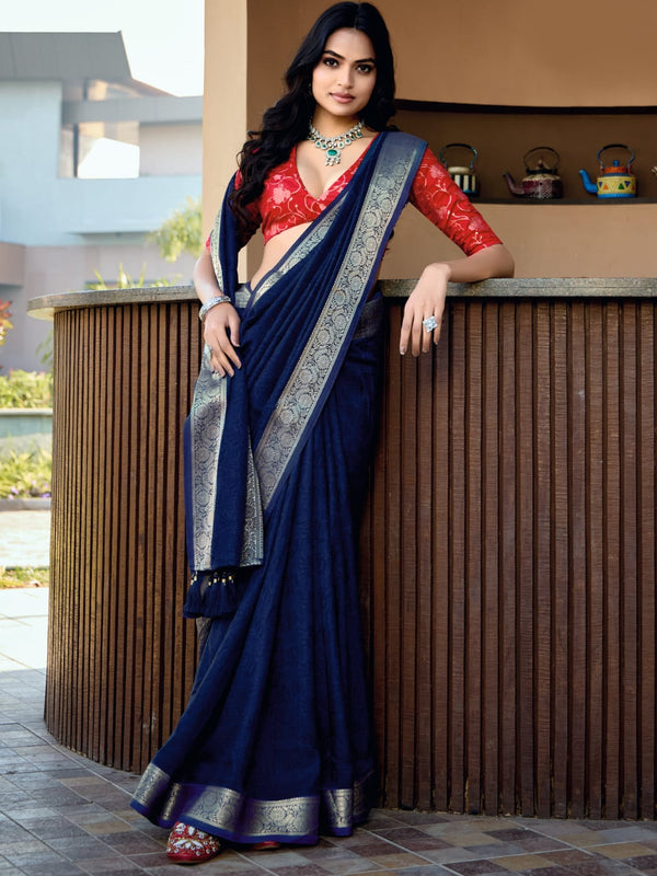 Tanmira Latest Trendy Bollywood Style Saree in Rich Dola Silk Fabric  STR