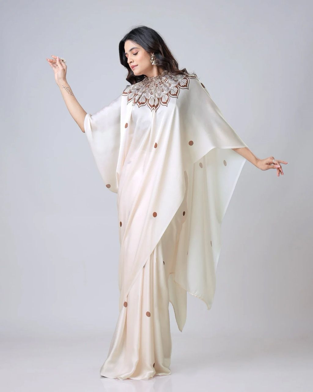 Tanmira Bollywood Brights Crepe Silk Saree  STR