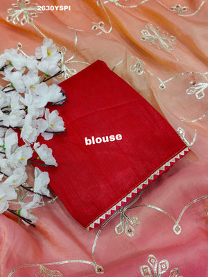 By New Latest Tissue Bollywood Style With Gotapatti Work Saree