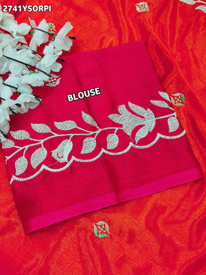 By Bollywood Style With Kashida Work Saree