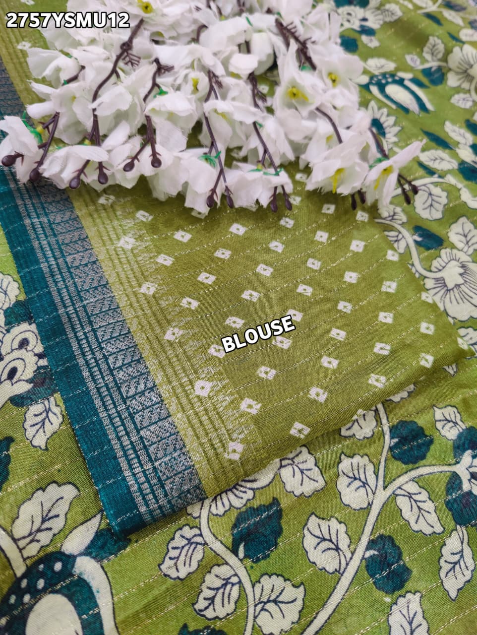 By Printed Style With Zari border