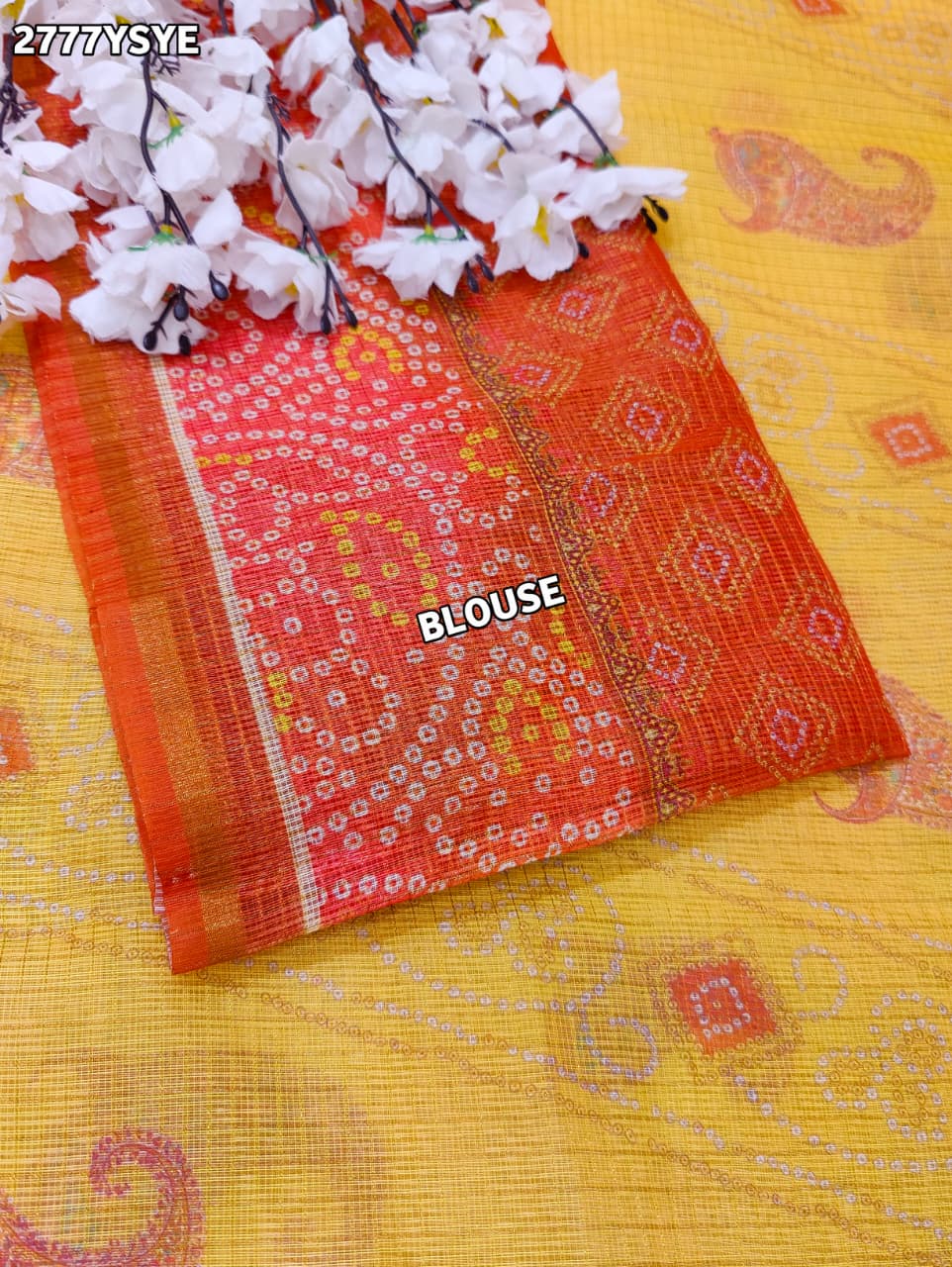 By Bandhani Saree With Casual Wear