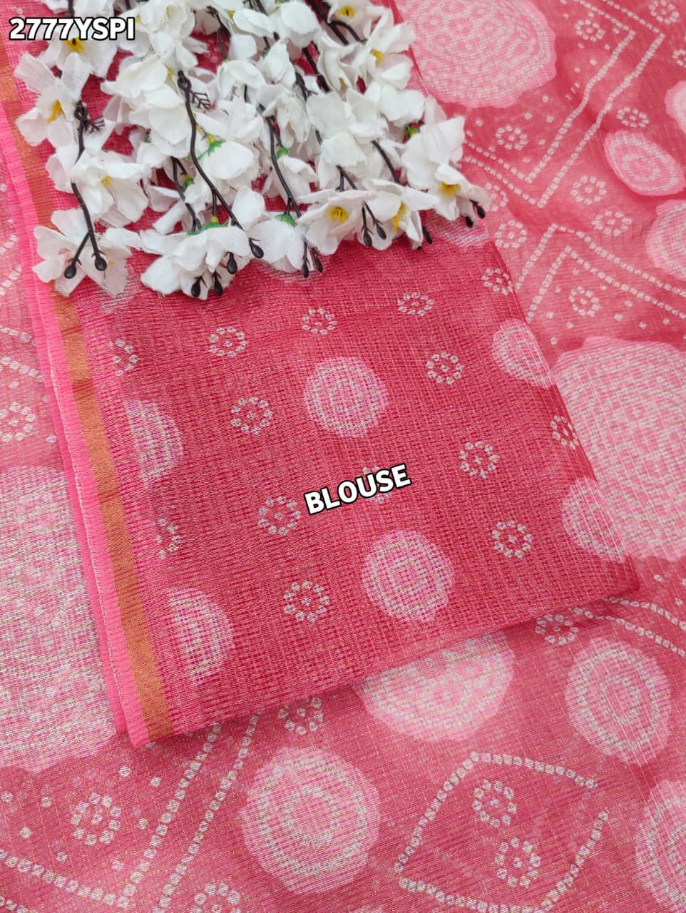 By Bandhani Saree With Casual Wear