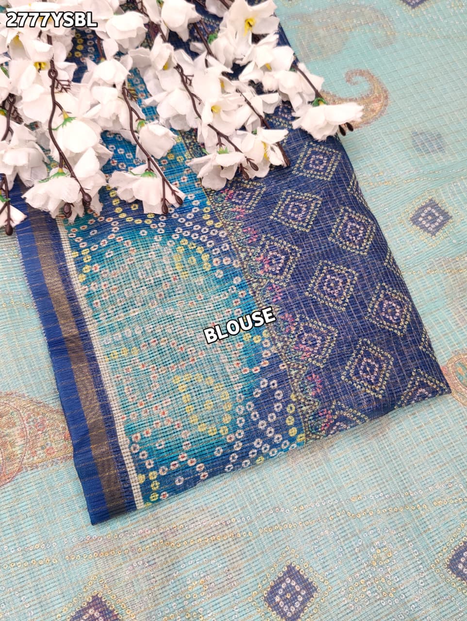 By Bandhani Saree With Casual Wear