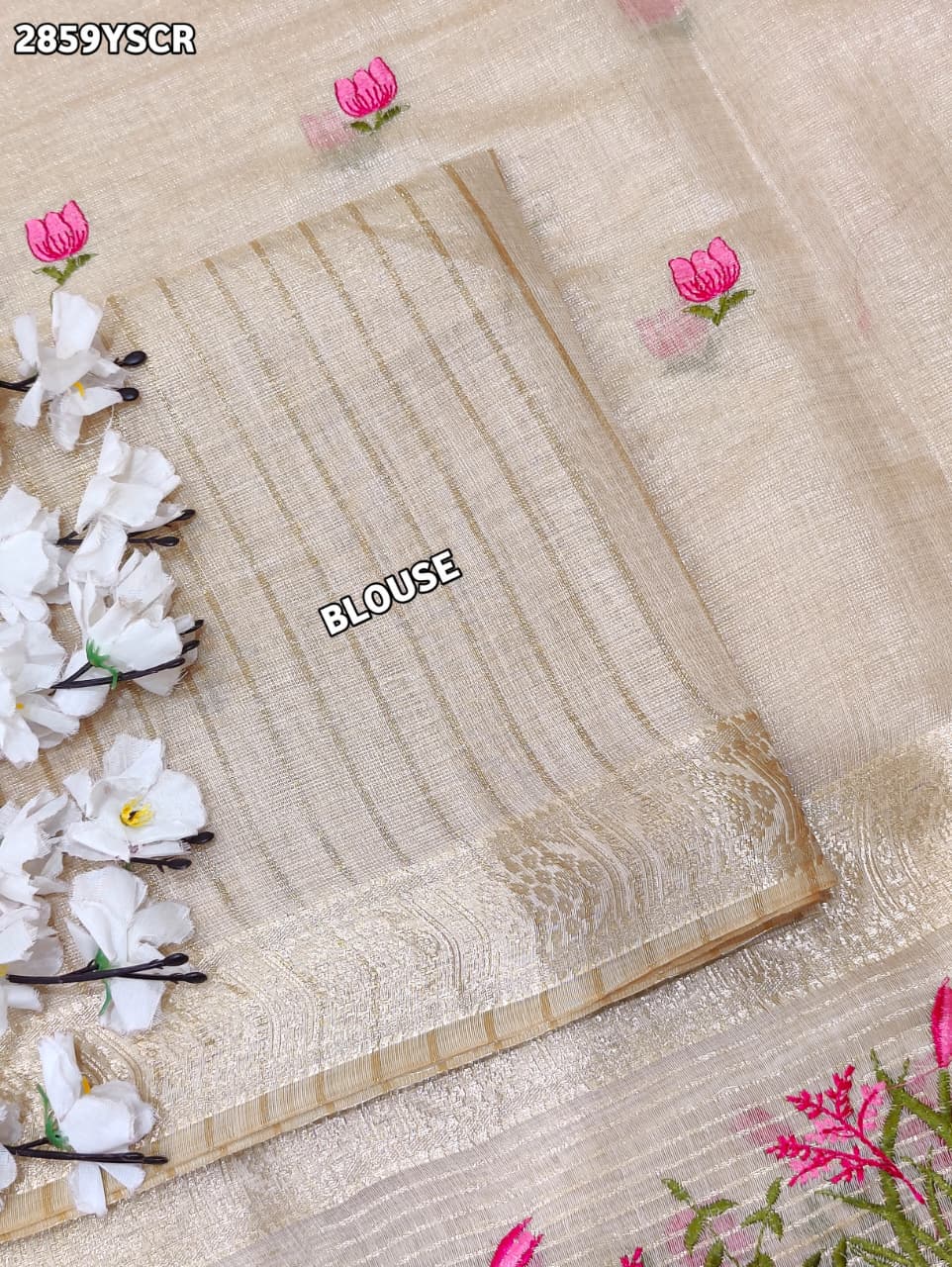 By Mahajani Saree With  Festive Wear