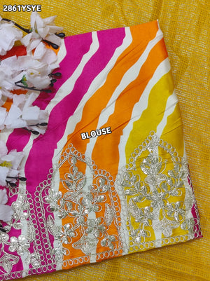 By Kota Doria  Saree With Traditional Wear