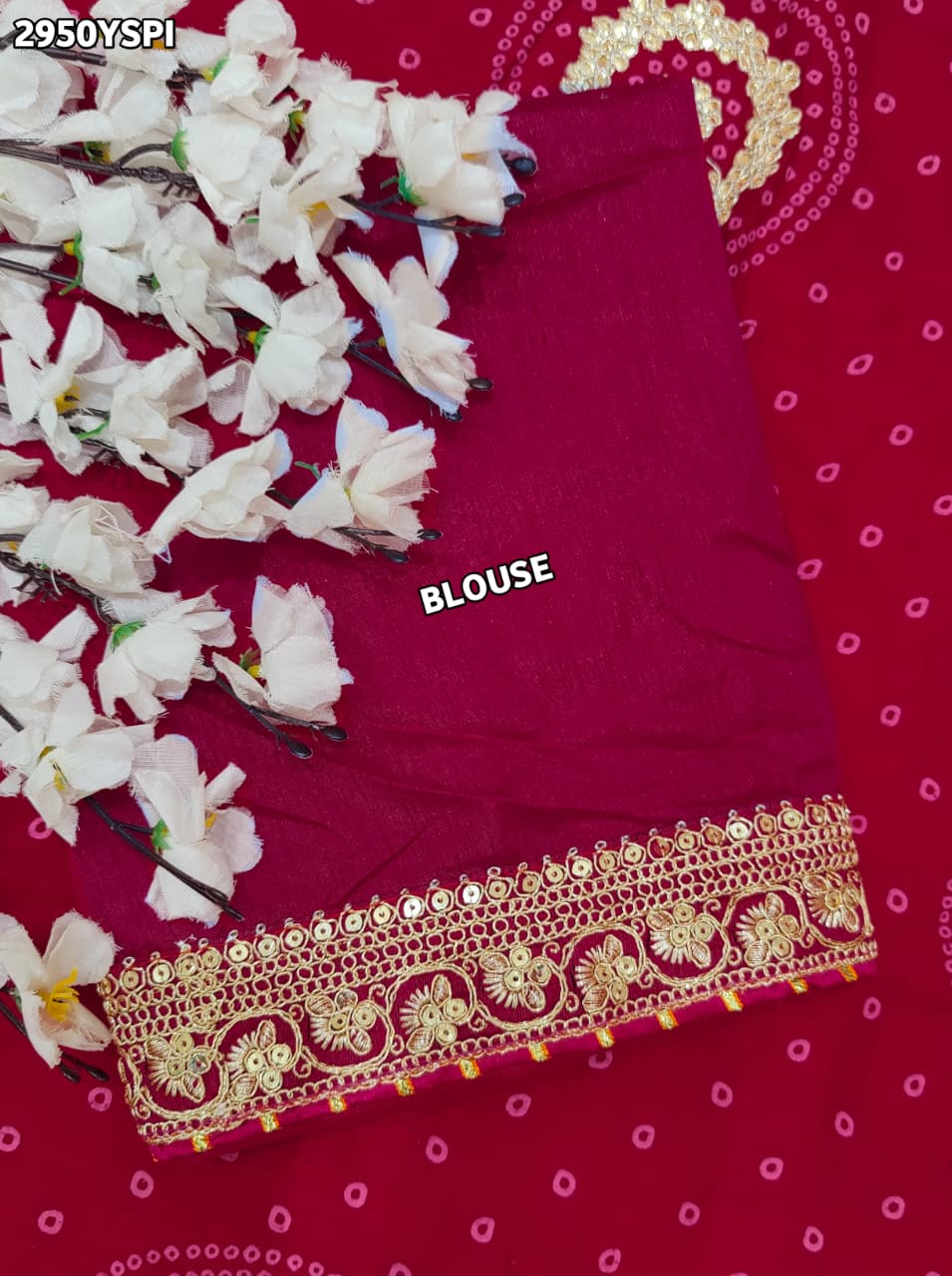 Buy Bandhani Saree With Wedding Wear Tanmira 