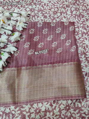 By Printed Style With Zari border
