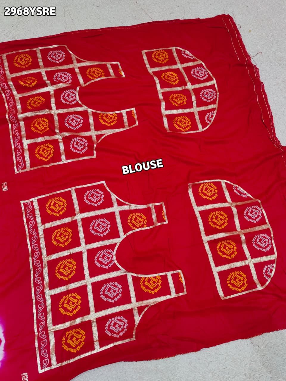 By Bandhani Saree With Festive Wear 