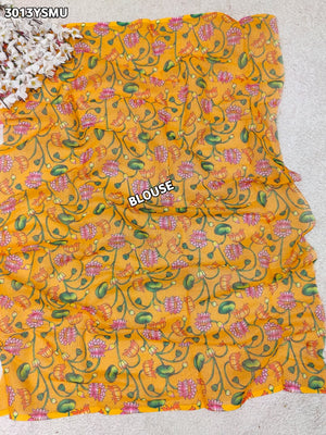 By Leheriya Saree With Festive Wear