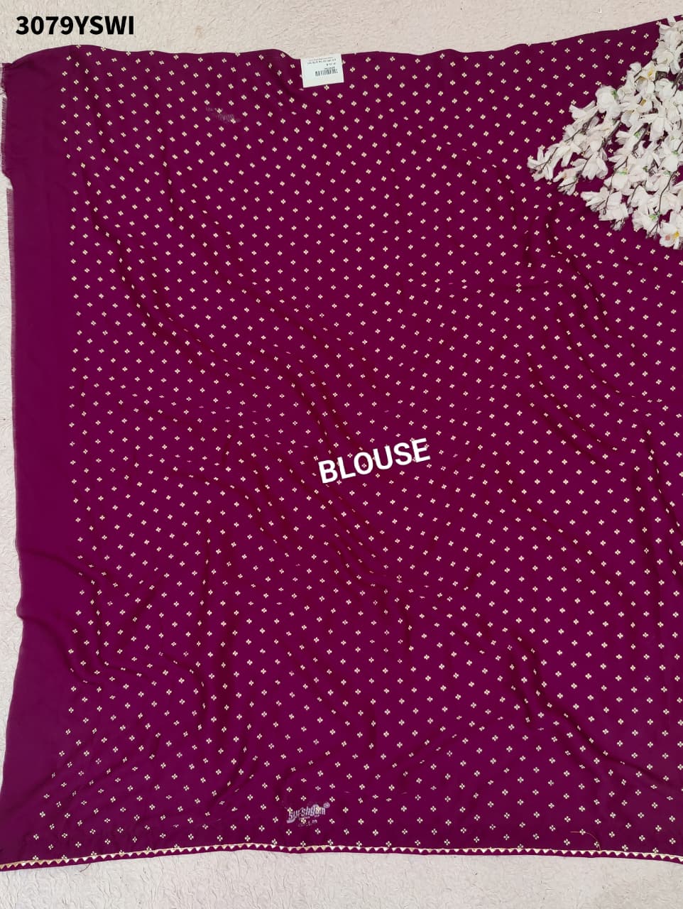 Buy Bandhani Saree with Elegant Gotapatti Work Tanmira 