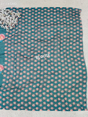Buy Printed Saree for Everyday Casual Wear Tanmira  image 8