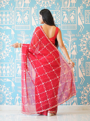 Buy Stylish Festive Wear Saree With Pittan Work Tanmira 