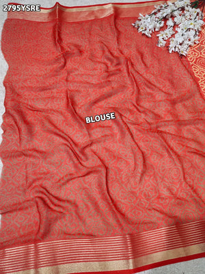 Buy Bandhani Style Saree Tanmira  