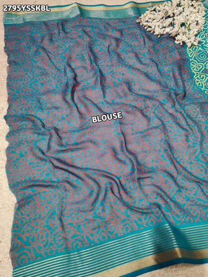 Buy Casual Style Chiffon Saree Tanmira  Image 7