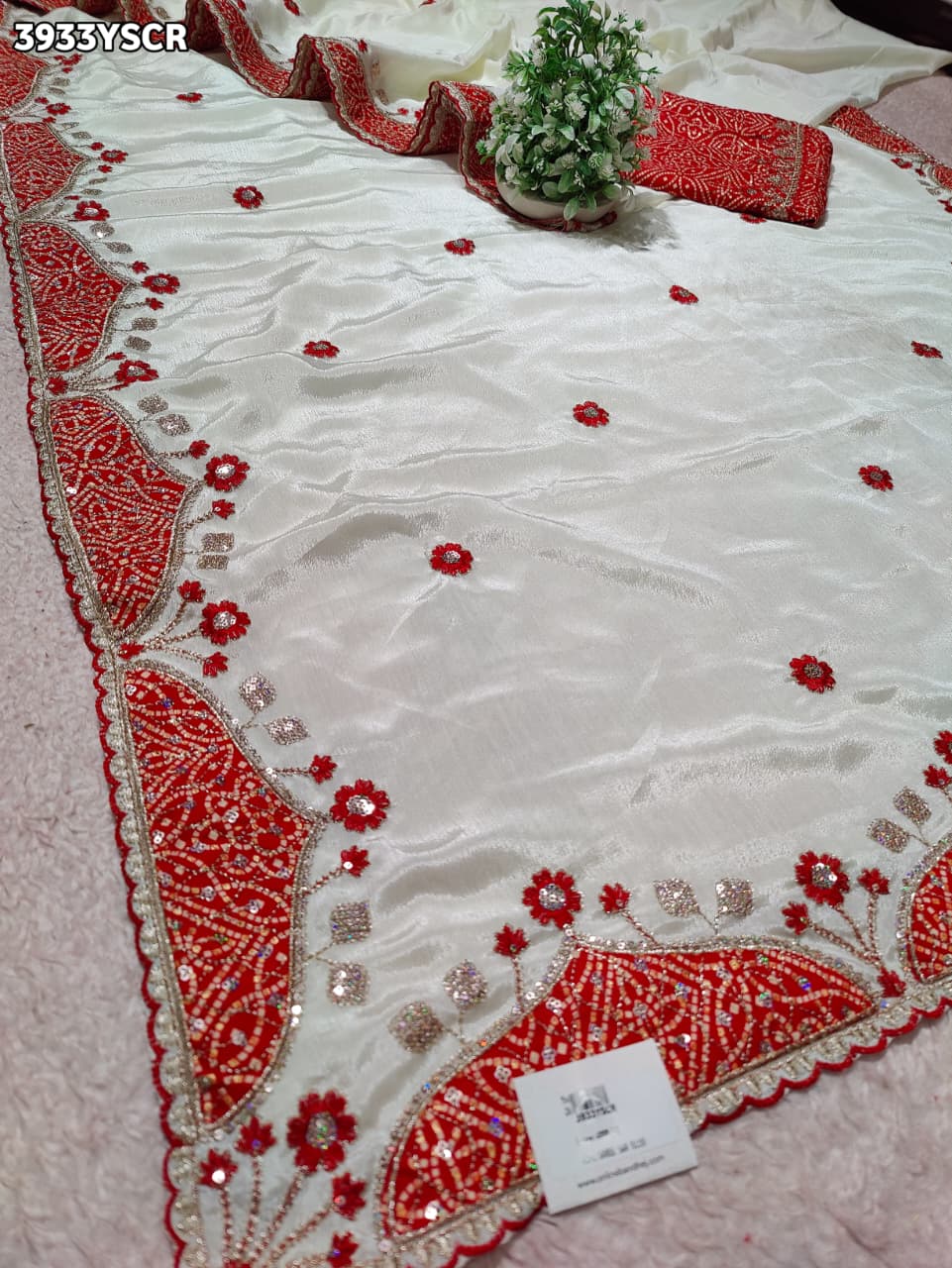 Buy Festive Special Crepe Silk Designer Saree Tanmira  
