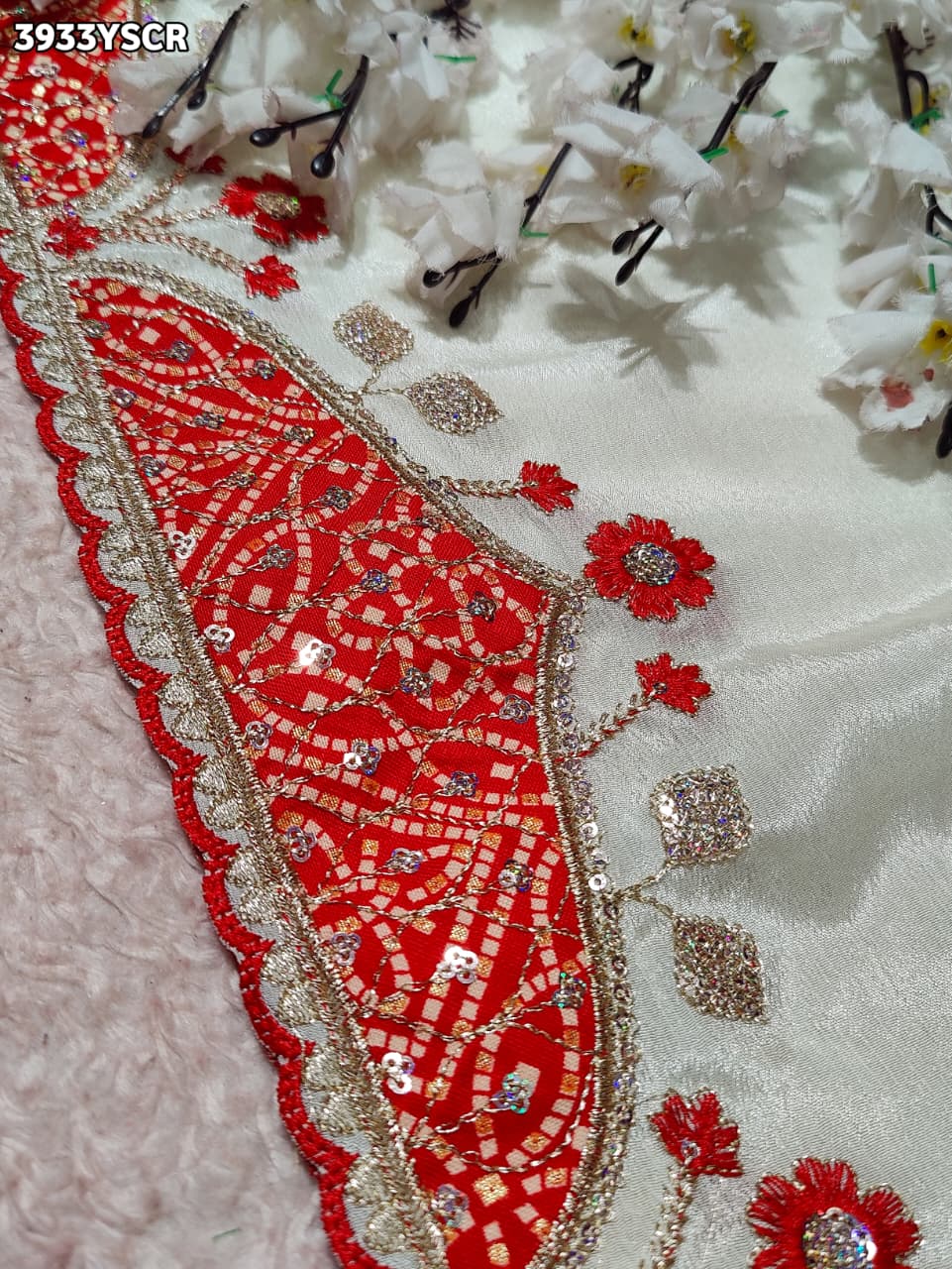 Buy Festive Special Crepe Silk Designer Saree Tanmira  