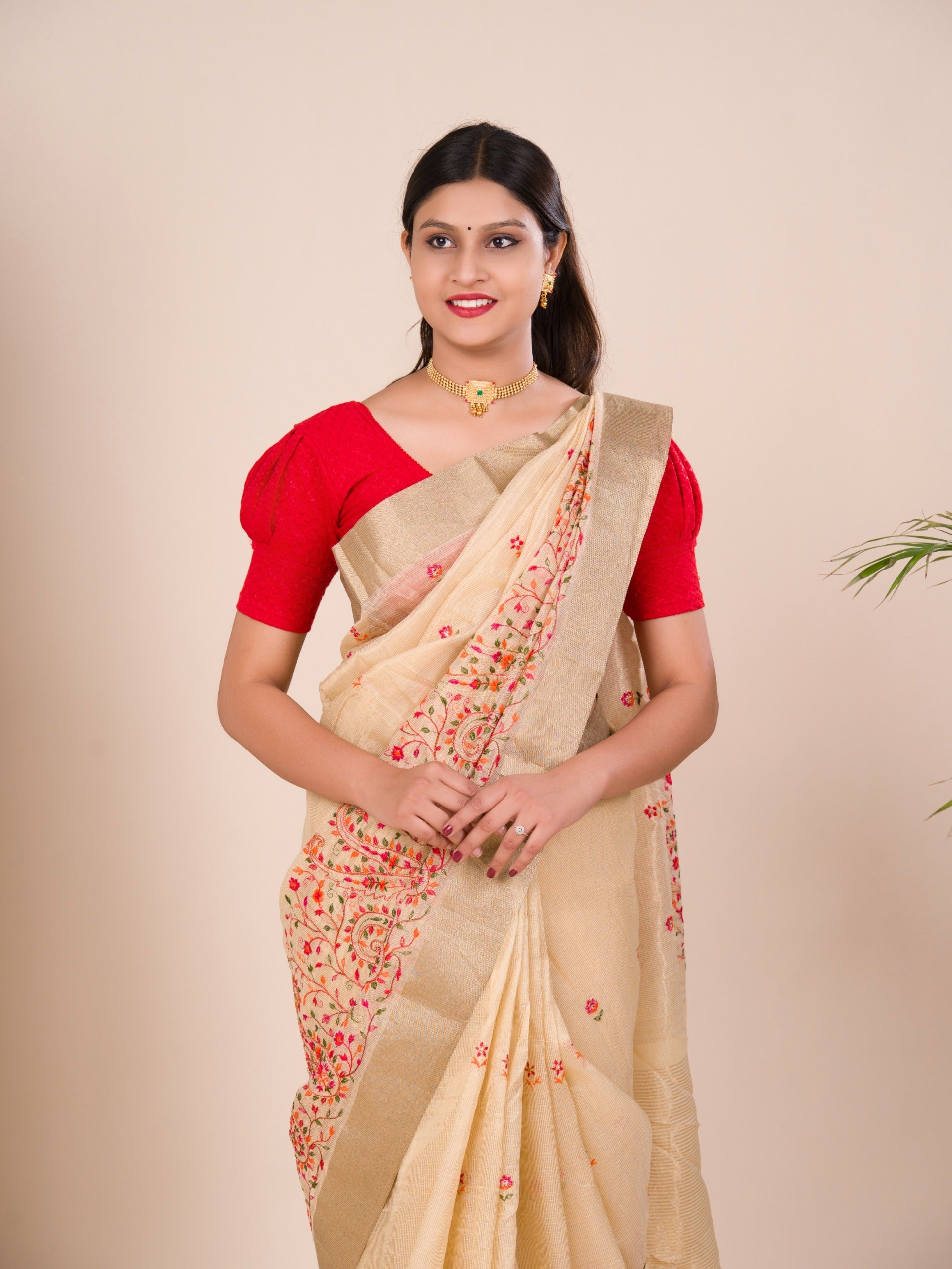 Tanmira New Launch  Kota doriya Designer With Kashida Work Saree  SWA