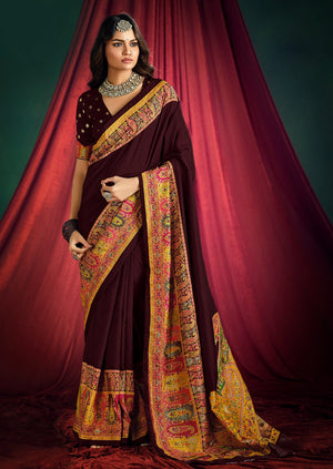 By Position Print  Saree