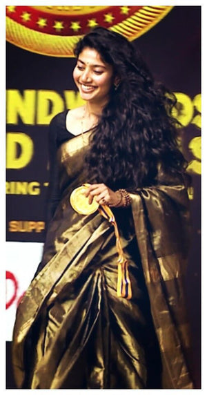 By Banarasi Saree With Party Wear 
