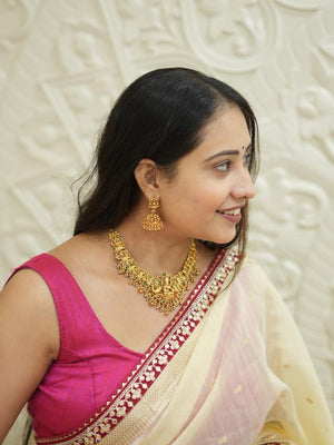 By Mhajani Saree With Gota Patti Work  