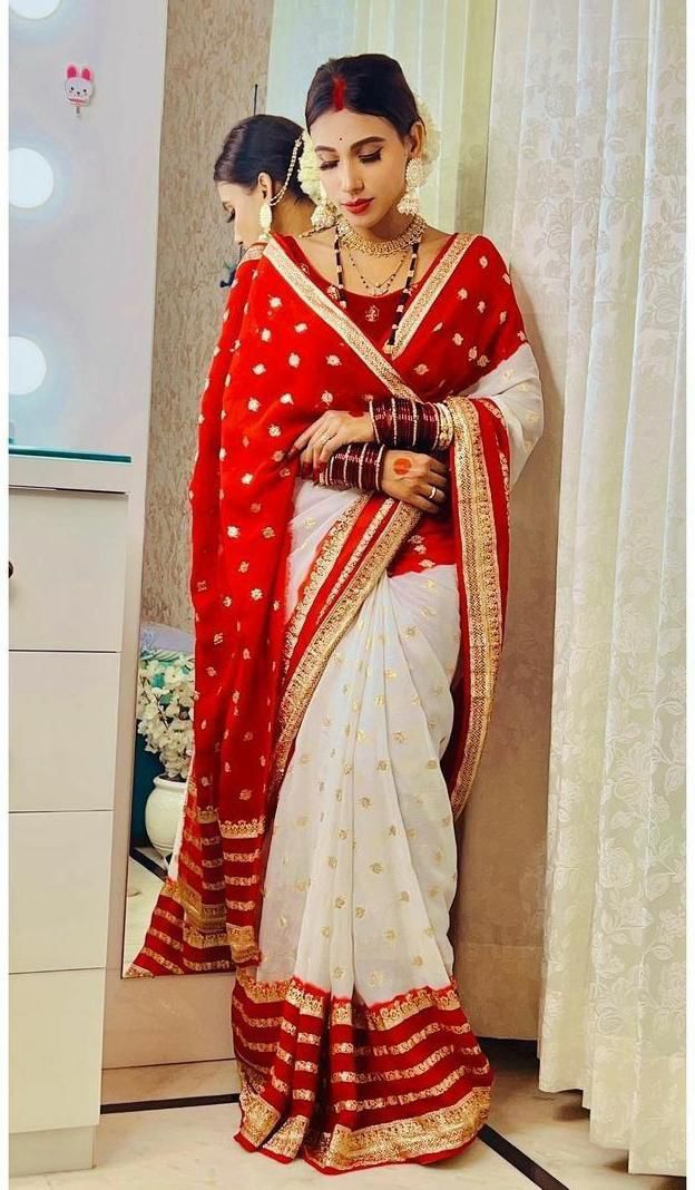 Tanmira Special Pure Georgette Jaipuri Tie Dye Zari Weaving Saree